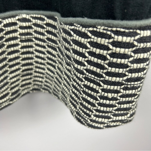 Leopards & Roses Boho Lagenlook Floral Embellished Tunic Top Medium Black - Picture 13 of 15